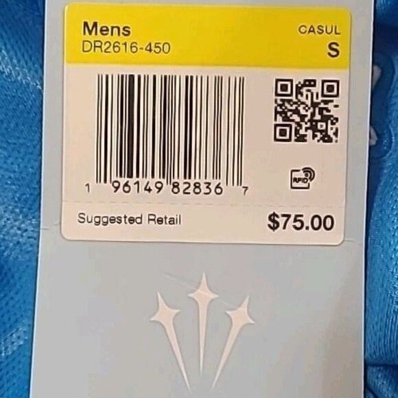 Nike NOCTA Men's Size Small Turks and Caicos Blue Glow Soccer Jersey DR2616-450 - Picture 2 of 7